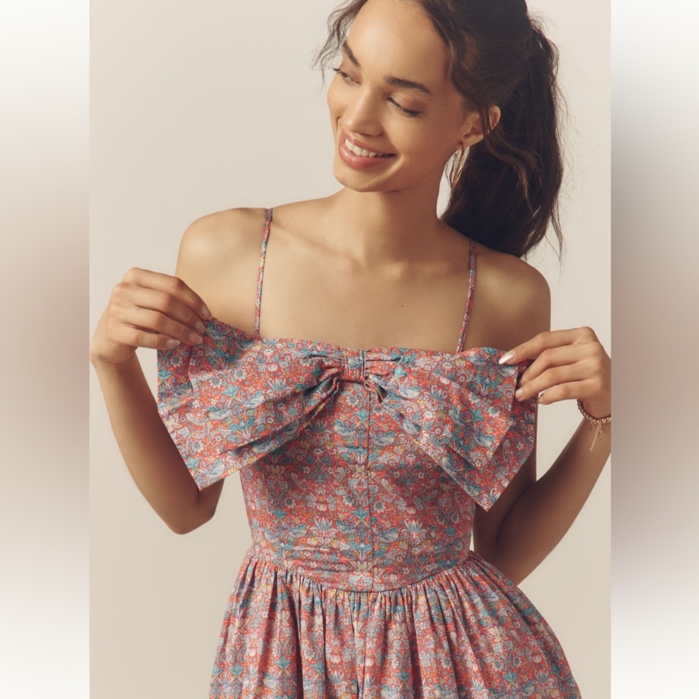 NWT Love The Label Dolcia Sleeveless Bow A-Line
Mini Dress - Picture 2 of 10